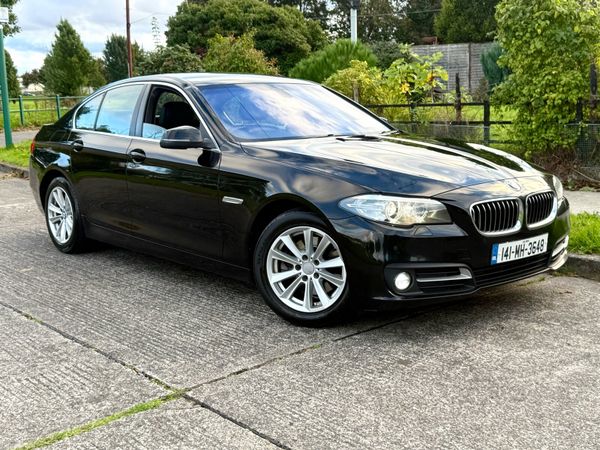 BMW 5-Series Saloon, Diesel, 2014, Black