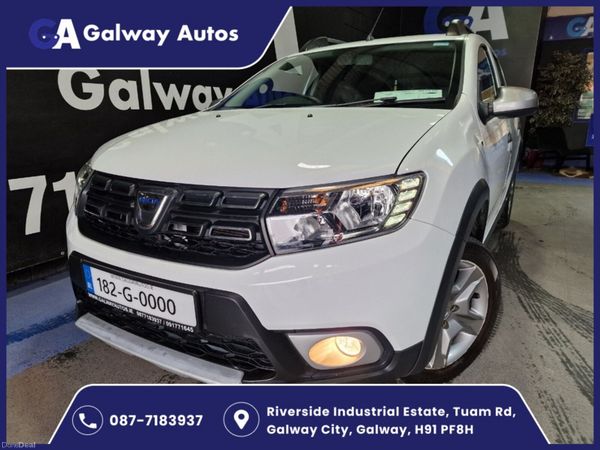 Dacia Sandero Stepway Hatchback, Petrol, 2018, White
