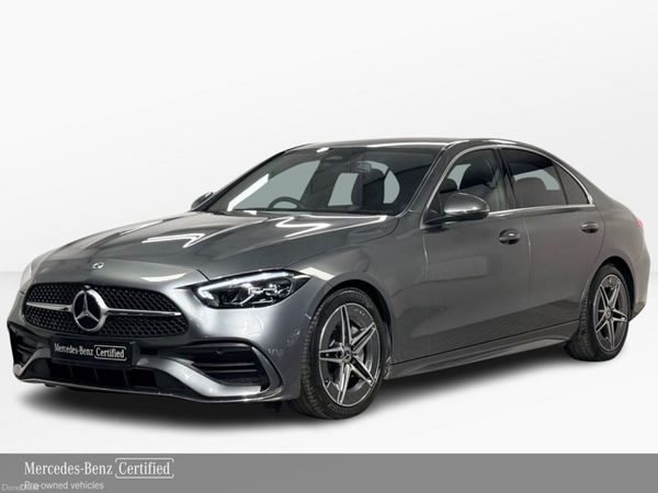 Mercedes-Benz C-Class Saloon, Petrol Hybrid, 2023, Grey