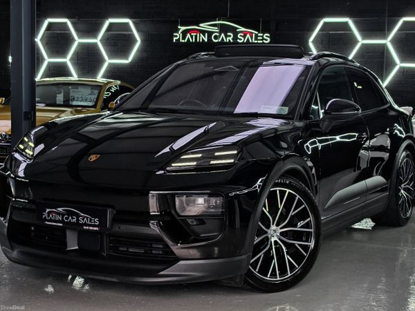 Porsche Macan SUV, Electric, 2024, Black