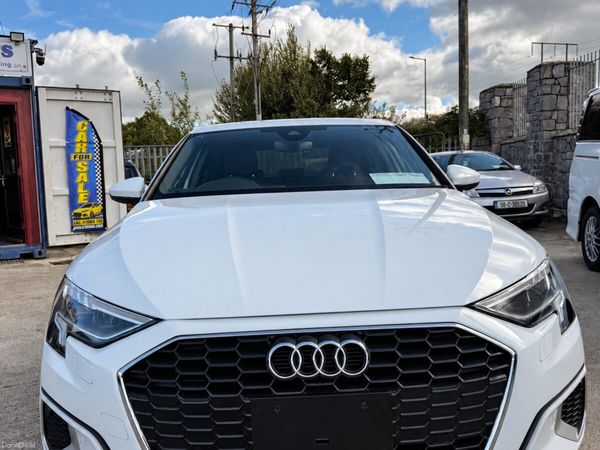 Audi A3 Saloon, Petrol Hybrid, 2022, White