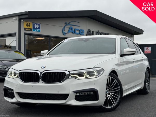 BMW 5-Series Saloon, Diesel, 2018, White