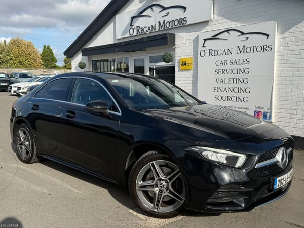 Mercedes-Benz A-Class Saloon, Petrol Plug-in Hybrid, 2020, Black