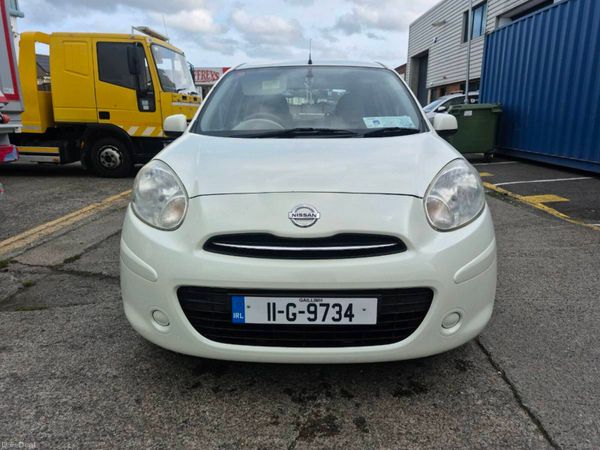 Nissan March Hatchback, Petrol, 2011, White