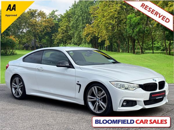 BMW 4-Series Coupe, Petrol, 2014, White