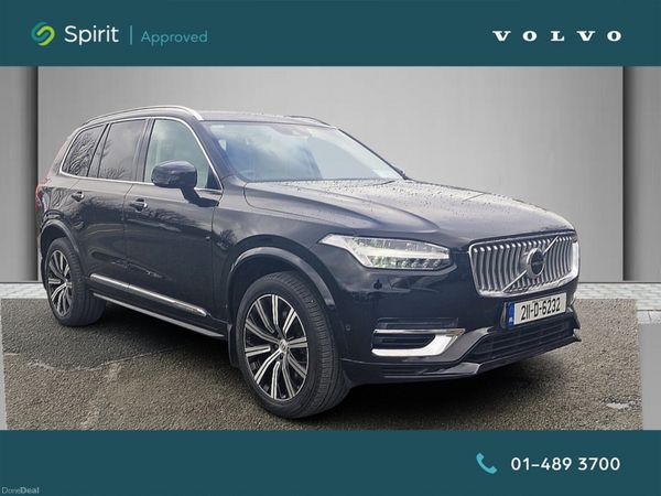 Volvo XC90 SUV, Petrol Plug-in Hybrid, 2021, Black