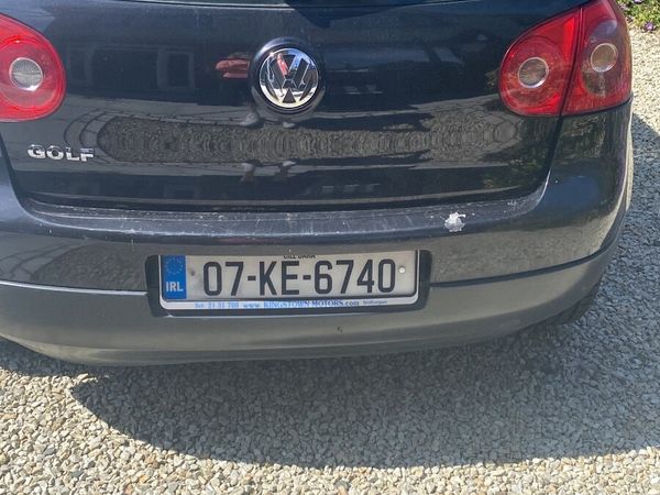 Volkswagen Golf Hatchback, Petrol, 2007, Black