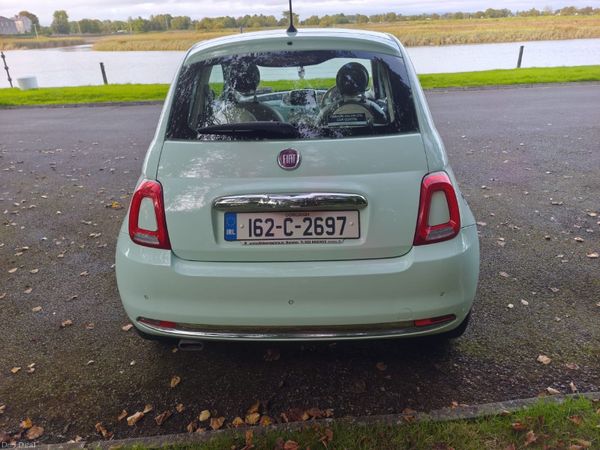 Fiat 500 Hatchback, Petrol, 2016, Green