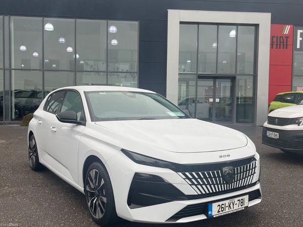 Peugeot 308 Hatchback, Petrol Hybrid, 2026, White