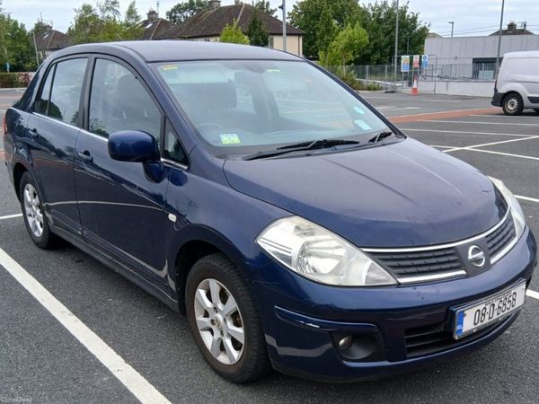 Nissan Tiida Saloon, Petrol, 2008, Blue