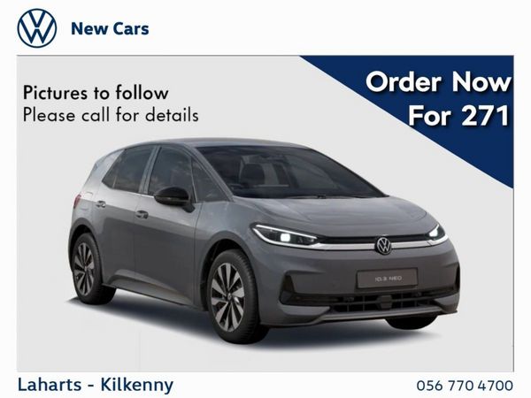Volkswagen ID.3 Neo Hatchback, Electric, 2026, Blue