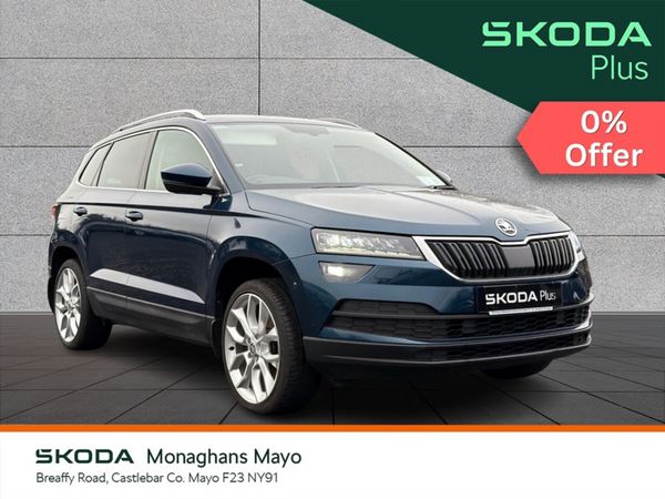 Skoda Karoq Estate, Petrol, 2022, Blue