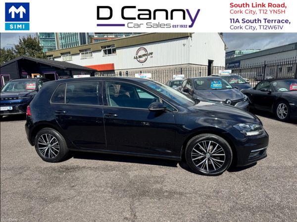 Volkswagen Golf Hatchback, Diesel, 2018, Black