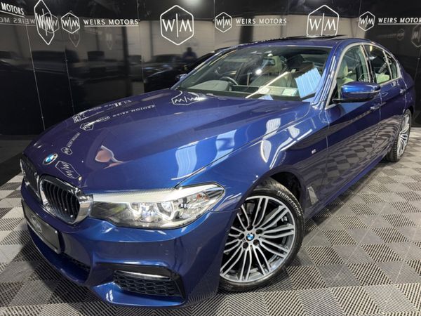 BMW 5-Series Saloon, Petrol, 2018, Blue