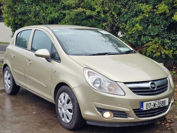 Opel Corsa Hatchback, Petrol, 2007, Silver