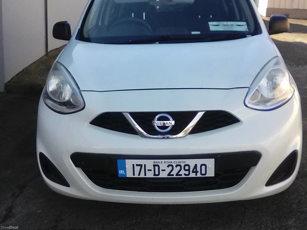 Nissan Micra Hatchback, Petrol, 2017, White