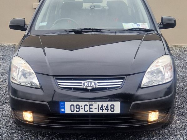 Kia Rio Saloon, Petrol, 2009, Black