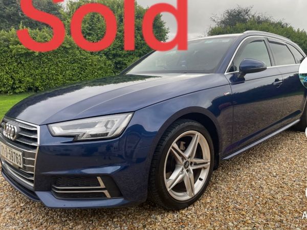 Audi A4 Estate, Diesel, 2017, Blue