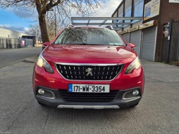 Peugeot 2008 Hatchback, Petrol, 2017, Red