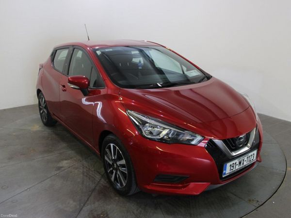 Nissan Micra Hatchback, Petrol, 2019, Red