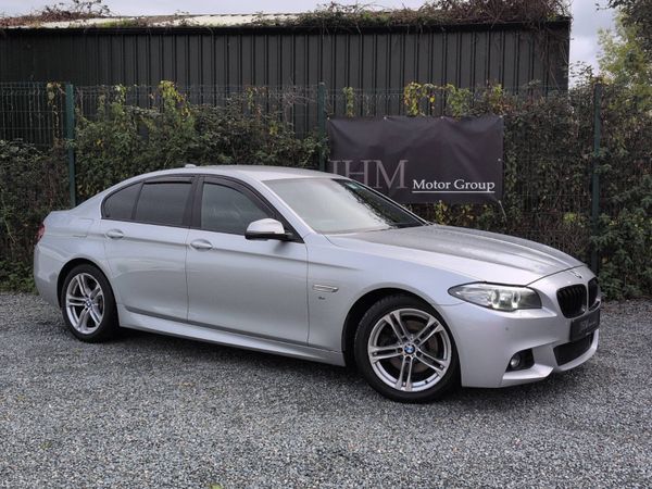 BMW 5-Series Saloon, Diesel, 2014, Silver