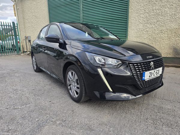 Peugeot 208 Hatchback, Petrol, 2021, Black