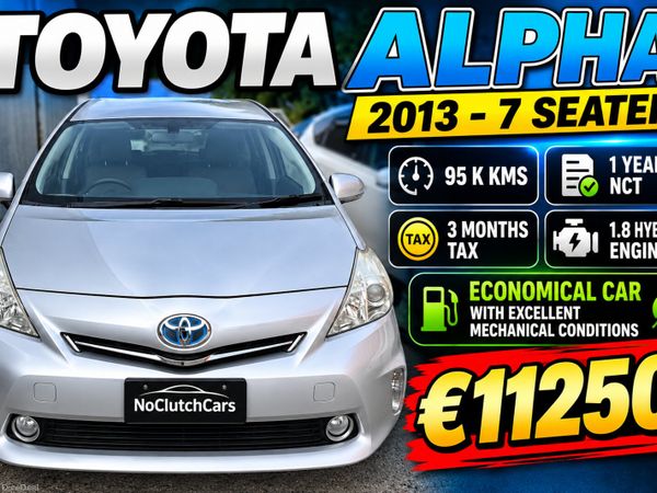 Toyota Prius MPV, Petrol Hybrid, 2013, Silver