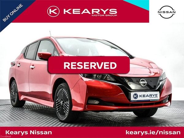 Nissan Leaf Hatchback, Electric, 2023, Red