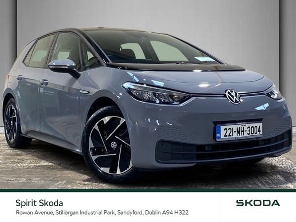 Volkswagen ID.3 Hatchback, Electric, 2022, Grey