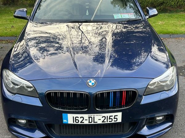 BMW 5-Series Saloon, Diesel, 2016, Blue