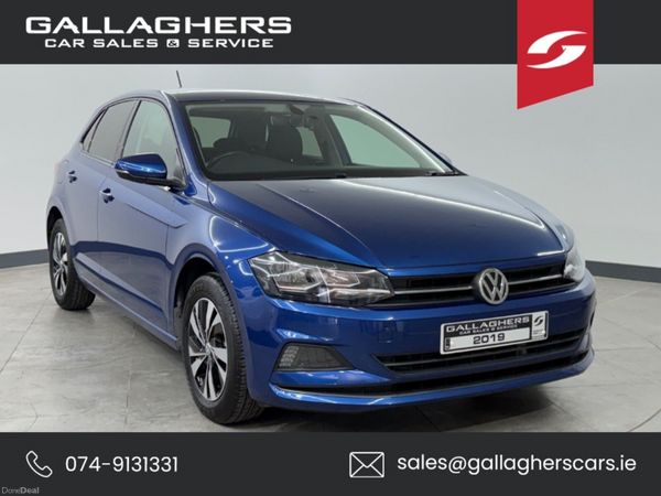 Volkswagen Polo Hatchback, Petrol, 2019, Blue