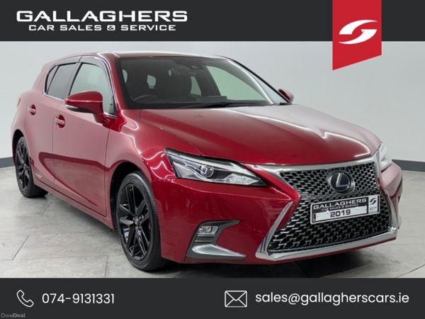 Lexus CT Hatchback, Petrol Hybrid, 2019, Red