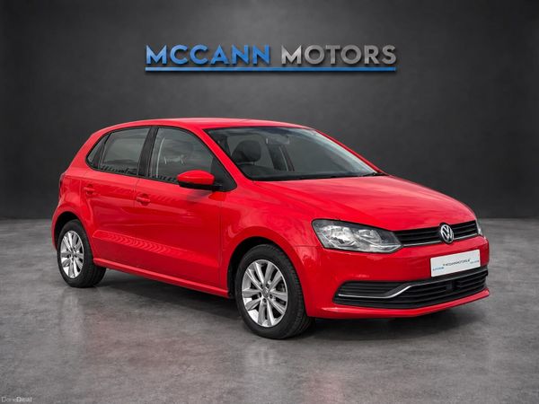 Volkswagen Polo Hatchback, Petrol, 2016, Red