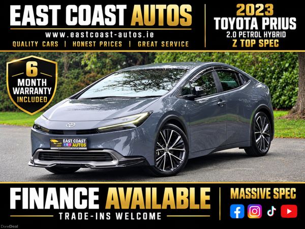 Toyota Prius Saloon, Petrol Hybrid, 2023, Grey
