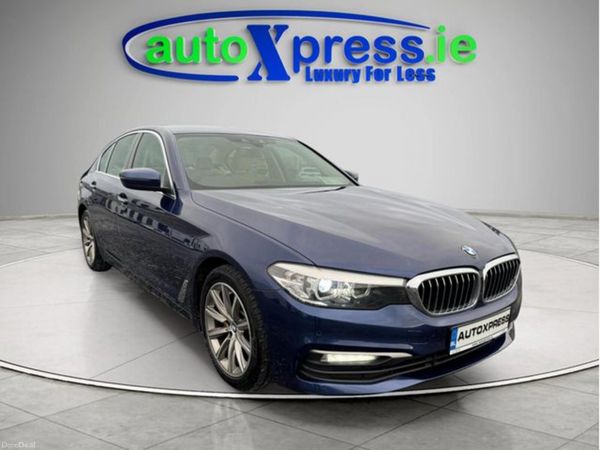 BMW 5-Series Saloon, Diesel, 2017, Blue