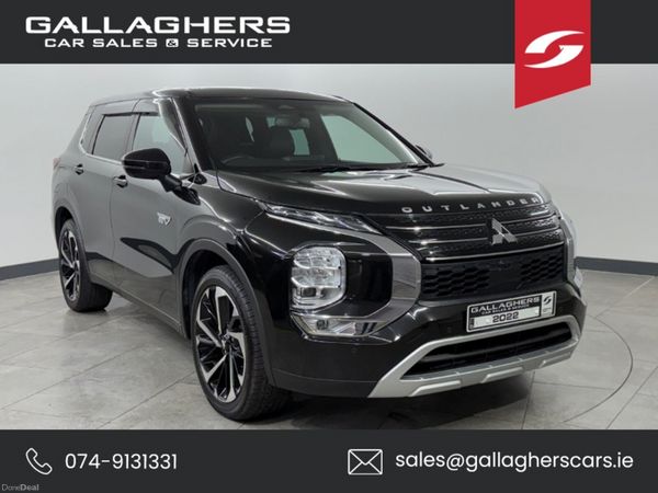 Mitsubishi Outlander SUV, Petrol Hybrid, 2022, Black