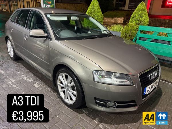 Audi A3 Hatchback, Diesel, 2012, Grey