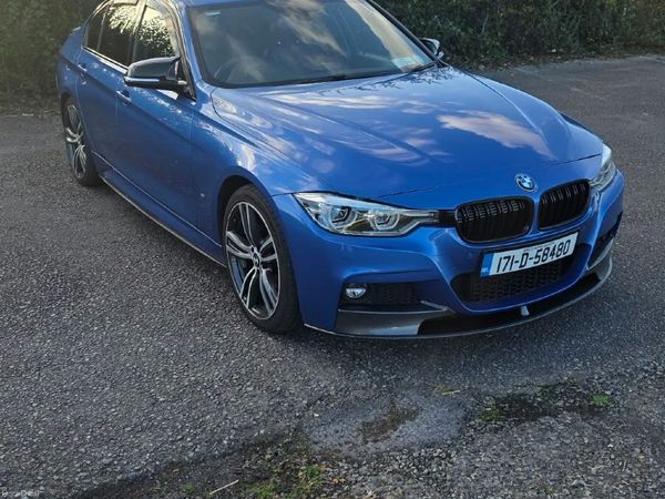 BMW 3-Series Saloon, Petrol Plug-in Hybrid, 2017, Blue