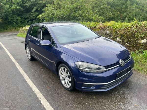 Volkswagen Golf Hatchback, Diesel, 2018, Blue
