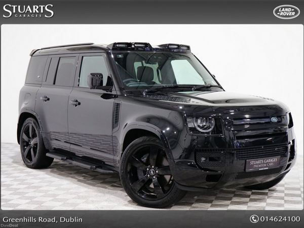Land Rover Defender Estate, Petrol Plug-in Hybrid, 2023, Black