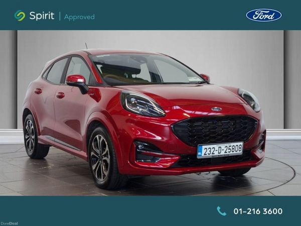 Ford Puma MPV, Petrol Hybrid, 2023, Red