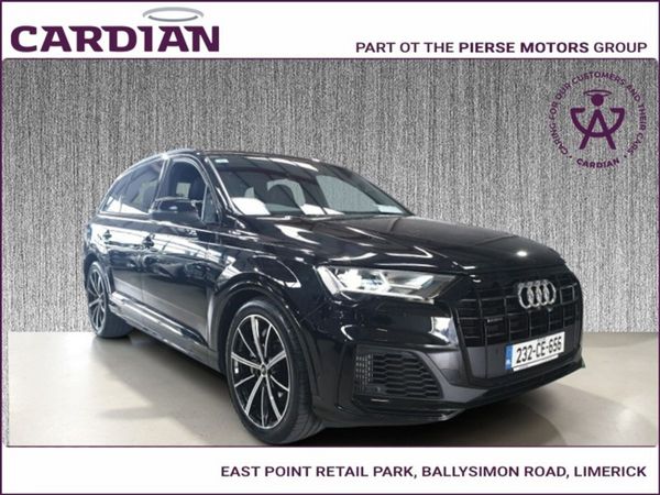 Audi Q7 SUV, Petrol Plug-in Hybrid, 2023, Black