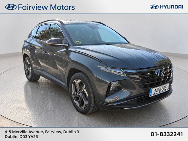 Hyundai Tucson SUV, Petrol Hybrid, 2024, Blue
