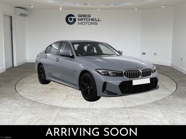 BMW 3-Series Saloon, Petrol Hybrid, 2023, Grey