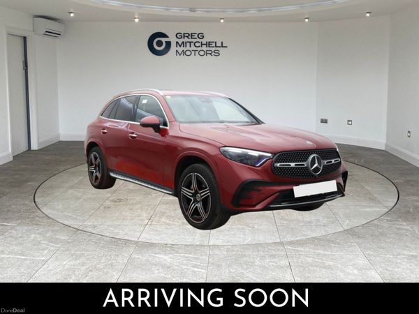 Mercedes-Benz GLC SUV, Diesel Hybrid, 2023, Red
