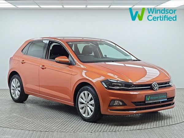 Volkswagen Polo Hatchback, Petrol, 2021, Orange