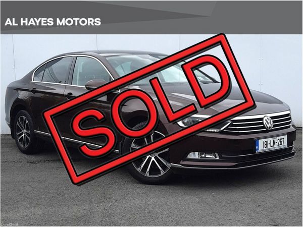 Volkswagen Passat Saloon, Diesel, 2018, Red