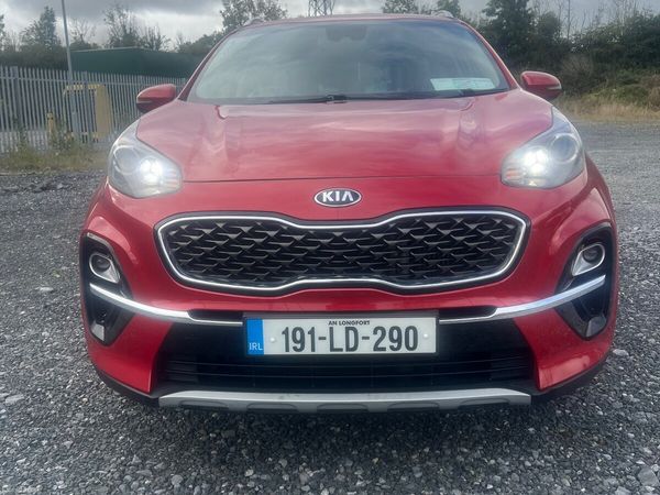 Kia Sportage SUV, Diesel, 2019, Red