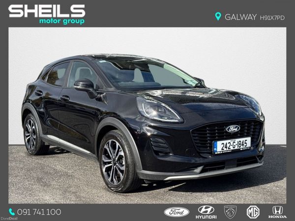 Ford Puma MPV, Petrol Hybrid, 2024, Black
