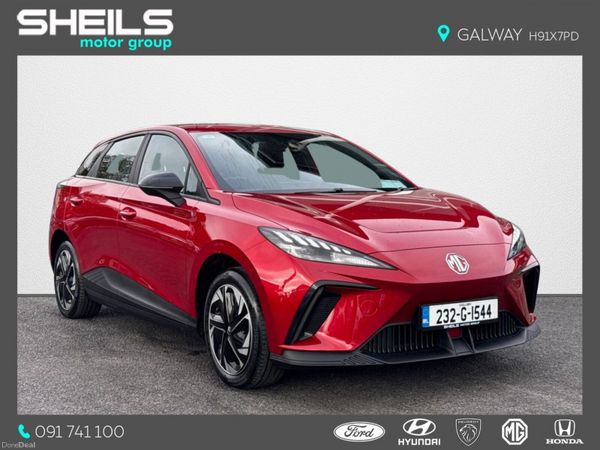 MG MG4 Hatchback, Electric, 2023, Red